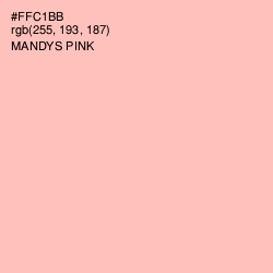 #FFC1BB - Mandys Pink Color Image